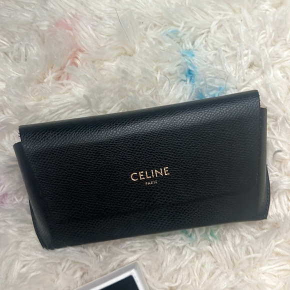 Celine Triomphe 01 acetate blonde Havana sunglasses with case and box - Picture 5 of 7